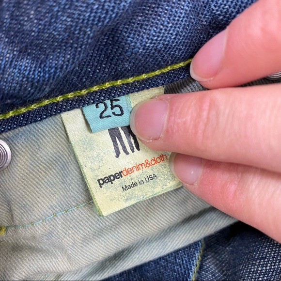 Paper Denim & Cloth Bootcut Low Rise Jeans Women’s Size 25 - Picture 4 of 8